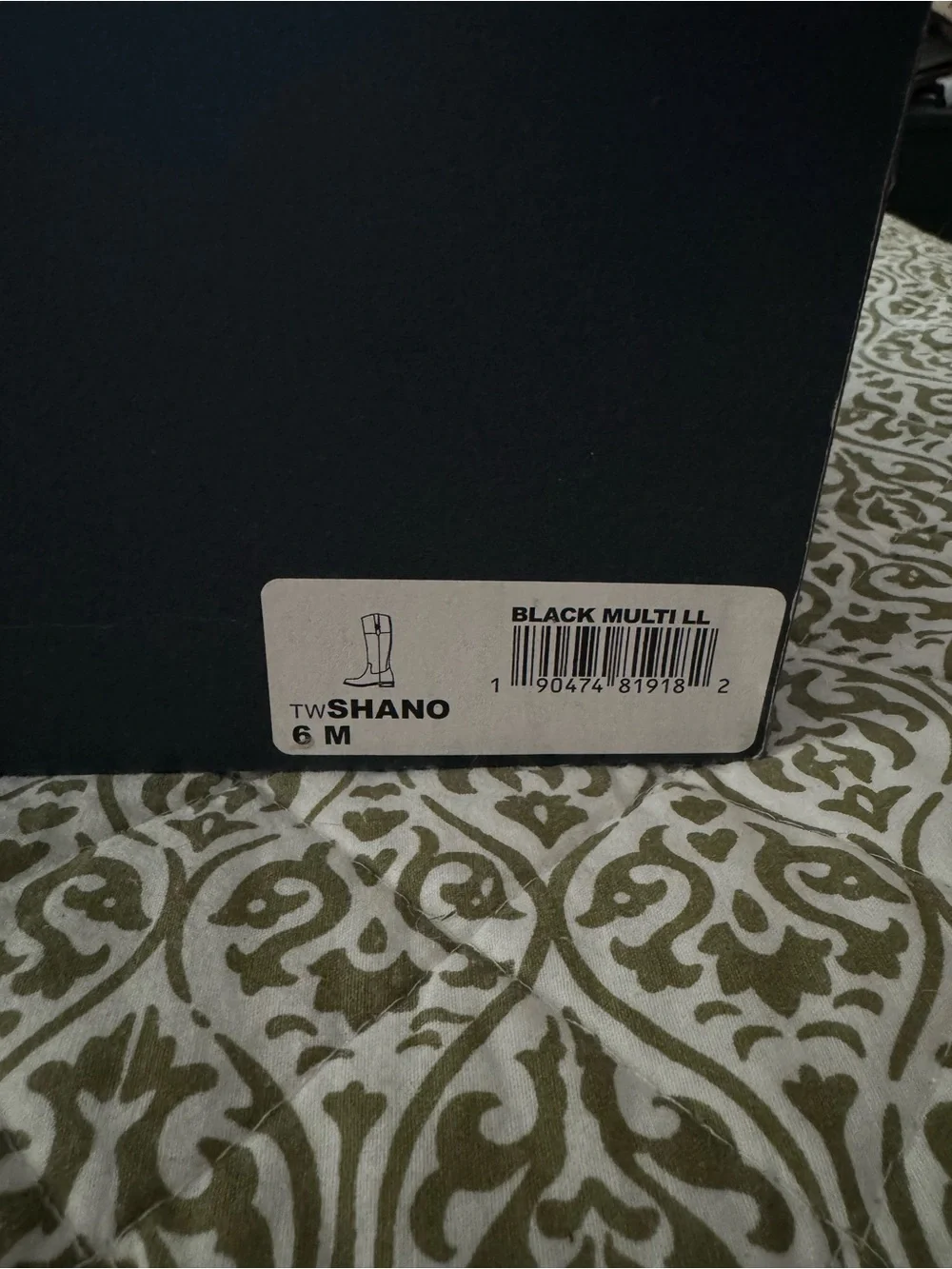 Tommy Hilfiger Black and Brown Riding Boots